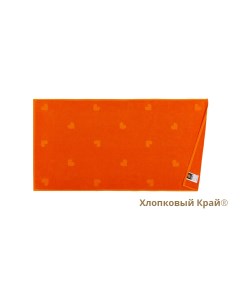 Полотенце для лица отельное Amor orange Хлопковый край