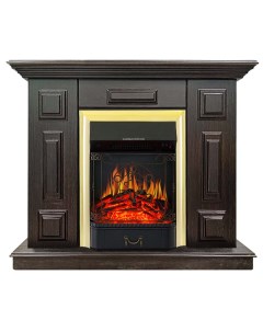 Каминокомплект Юпитер с очагом Royal Flame Majestic FX Brass коричневый Хорошие камины