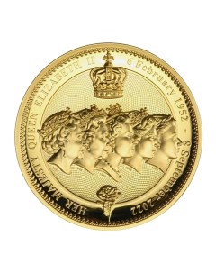 Монета 1 доллар в запайке Пять портретов Королевы Елизаветы II Ниуэ 2022 UNC Mon loisir