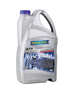 Масло трансмиссионное полусинтетическое ATF T IV Fluid 4л Ravenol