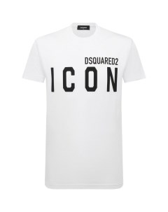 Хлопковая футболка Icon Dsquared2