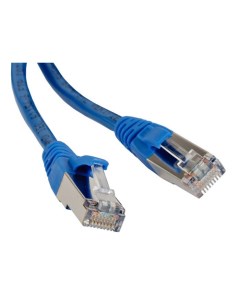 Кабель патч корд F UTP 5e кат 3м PC LPM STP RJ45 RJ45 C5e 3M LSZH BL LSZH синий Hyperline