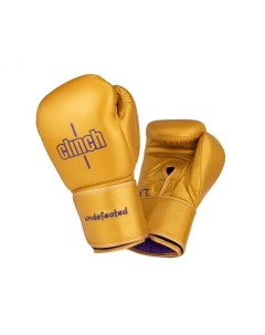 Перчатки боксерские Undefeated золотые 12 унций Clinch