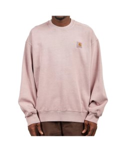Свитшот Vista Sweatshirt Glassy Pink Garment Dyed Carhartt wip