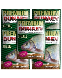 Прикормка рыболовная Premium Лещ 5 упаковок Dunaev