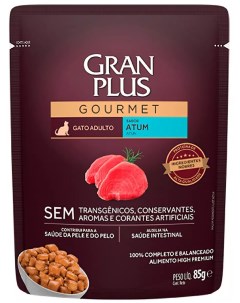 Влажный корм для кошек GOURMET CAT с тунцом 18 шт по 85 г Granplus