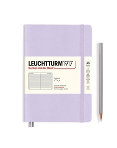 Записная книжка Leuchtturm, A5, в линейку, 123 страницы, сиреневая Leuchtturm1917