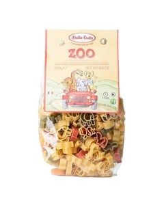 Макаронные изделия для детей Zoo с помидорами и шпинатом без яиц 250 г Dalla costa