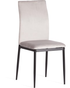 Обеденный стул CAPRI Металл Вельвет Серый Черный 20552 Tetchair