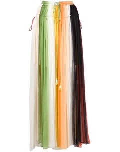 Chloe плиссированная юбка chiffon rainbow Chloe