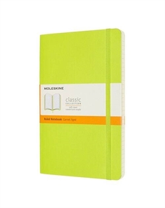 Блокнот Classic Soft Large, 130 х 210 мм, 192 страниц, линейка, мягкая обложка, лайм Moleskine