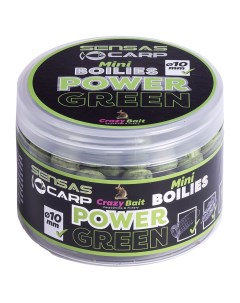 Мини бойлы Crazy Bait Power Green 10мм 0 08кг Sensas