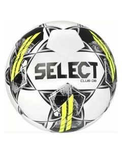 Футбольный мяч Club DB размер 3 черный желтый белый Select