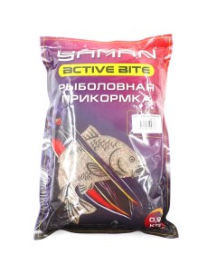 Прикормка Active Bite Лещ жареные семечки цв микс 900 г Y AB 06 Yaman