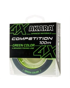 Шнур Competition Green 100 м 0 16 Akara