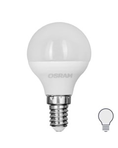 Лампа светодиодная шар 7Вт 600Лм E14 нейтральный белый свет Osram