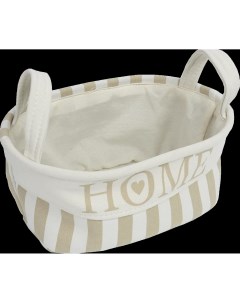 Корзина Home 23x16x32 см 9 5 л ткань цвет бежевый Onkron