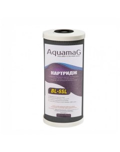 Картридж для фильтра воды с прессованным активированным углём BL 5SL Aquamag