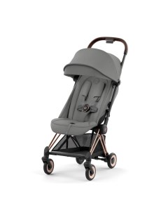 Коляска Coya Rosegold Mirage Grey с дождевиком Cybex