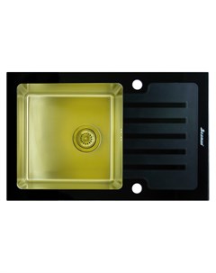 Мойка кухонная Eco Glass SMG 780B Gold Seaman