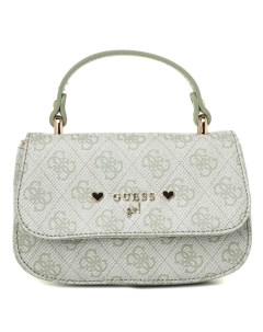 Сумка детская Crossbody Flap Bag с ручками для девочек светло зеленый Guess