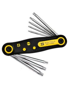 Набор ключей складной TORX звездочка BS420981 8шт T9 T40 Bosi