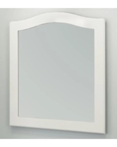 Зеркало 80x90 см белый глянец Монако 00003129893 Comforty