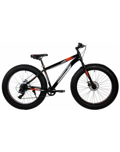 Велосипед FATBIKE 26 JUMBO черный сталь размер 17 Foxx