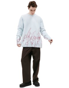Шерстяной свитер Scribble Oamc