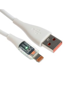 Кабель 2 А MicroUSB USB прозрачный оплётка нейлон 1 м чёрный Sima-land