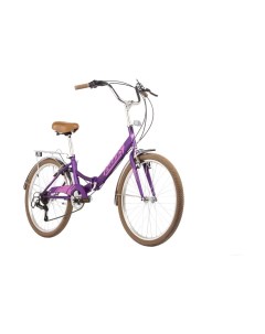Велосипед 24SFVSHIFTVL4 фиолетовый 168406 24 складной SHIFT фиолетовый 6 скор Foxx
