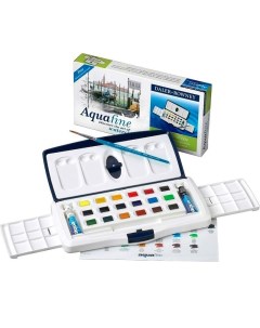 Акварель Tube Half Pan Slider Aquafine 20 цв Daler rowney