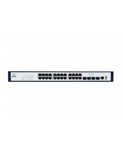 Коммутатор управляемый S2995G 24FX DC уровня 3 16 портов 100 1000BaseX SFP 8 Combo портов GE 4 порта Snr