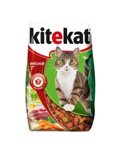 Мясной пир корм сух д кошек 15кг Kitekat