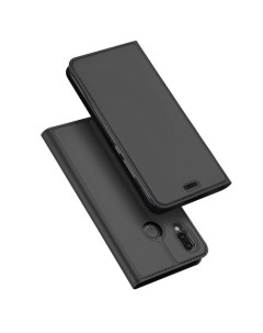 Чехол книжка для Huawei P20 Lite Nova 3E DU DU боковой серый X-case