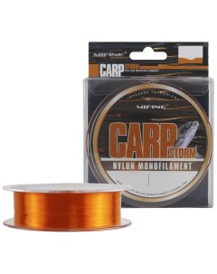 Леска рыболовная CARP STORM 1300м 0 40мм 10 6кг 24lb для карпа Mifine