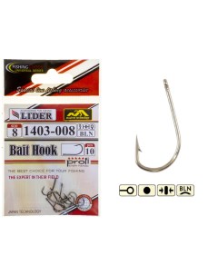 Крючок LIDER BAIT HOOK BLN 8 10 шт Leaders