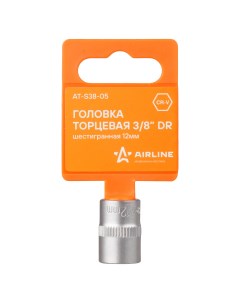 Головка торцевая 3 8 DR шестигранная 12мм в пакете AT S38 05 Airline