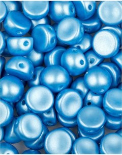 Бусины Cabochon bead 6 мм Alabaster Pastel Turquoise 10 шт Czech beads
