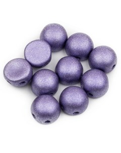 Бусины Cabochon bead 6 мм Alabaster Metallic Purple 30 шт Czech beads