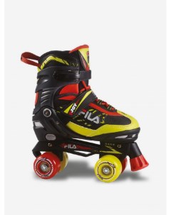 Роликовые коньки детские Quad Joy Черный Fila