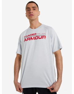 Футболка мужская Tech 2 0 Wordmark Серый Under armour