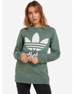 Свитшот женский Зеленый Adidas