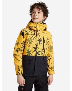 Куртка утепленная для мальчиков Mission Printed Block Youth Желтый Quiksilver