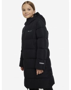 Пальто утепленное для девочек Черный Outventure