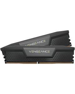 Модуль памяти DIMM 64Gb 2х32Gb DDR5 PC52800 6600MHz Vengeance Black CMK64GX5M2B6600C32 Corsair