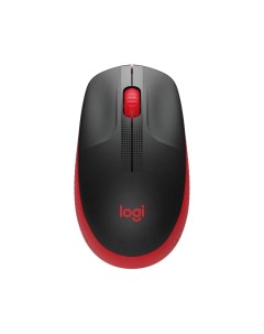 Компьютерная мышь M190 черный красный 910 005915 Logitech