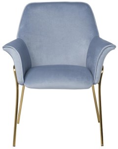 Кресло Золото Серо голубой Garda decor