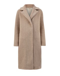 Пальто Shannon классического кроя из теплого эко меха Hetrego