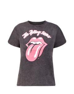 Хлопковая футболка с эксклюзивным принтом The Rolling Stones Mc2 saint barth